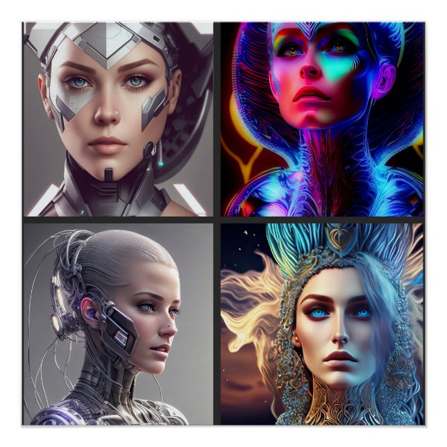 PÓSTER MONA CYBORG 4 (Anverso)