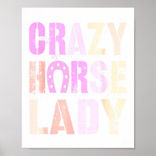 Póster Mona linda 2026 Dama del Caballo Loco Energizada L