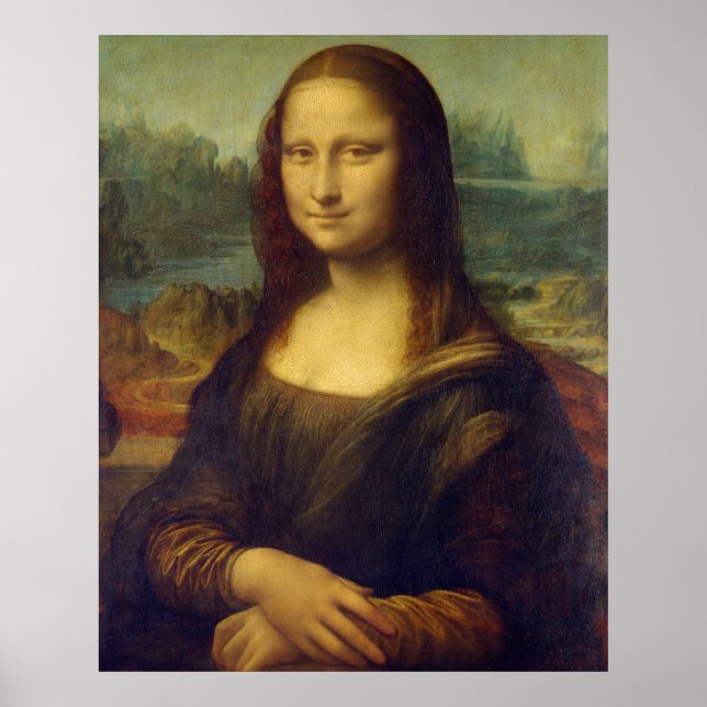 Póster Mona Lisa by Leonardo Da Vinci (Frente)