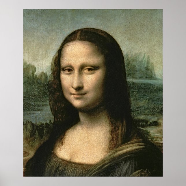 Póster Mona Lisa, c.1503-6 (Frente)