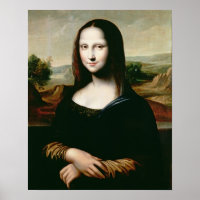 Mona Lisa, copy of the painting by Leonardo da Vin