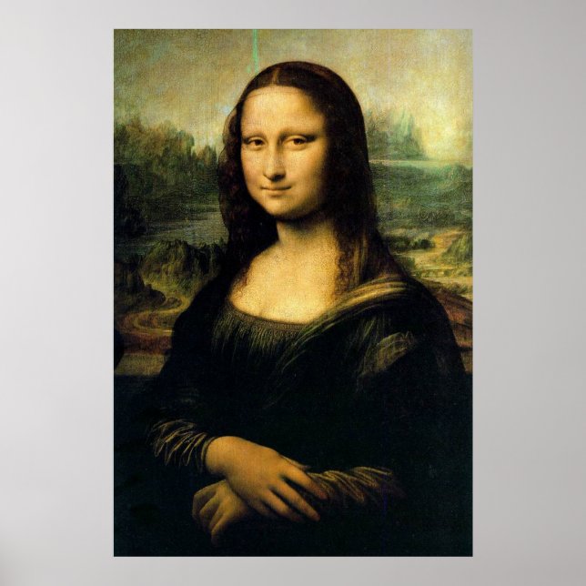 Póster Mona Lisa de Da Vinci (Frente)