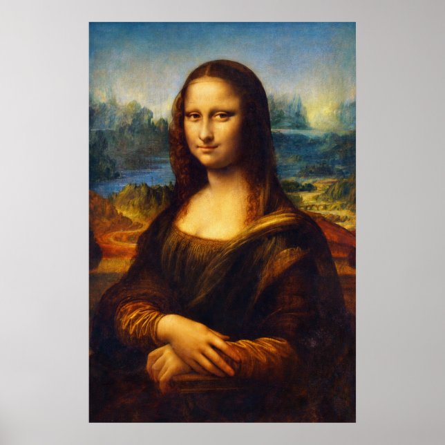 Póster Mona Lisa de Leonardo da Vinci (Frente)