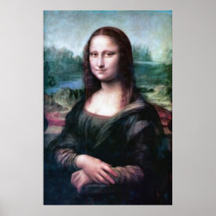 Póster Mona Lisa de Leonardo da Vinci