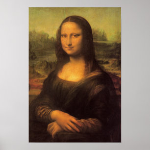 Póster Mona Lisa de Leonardo da Vinci