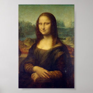 Póster Mona Lisa de Leonardo da Vinci