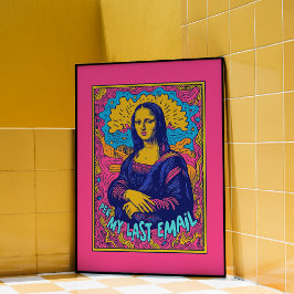 Póster Mona Lisa Email Wall Art Poster