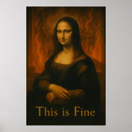 Póster Mona Lisa Este es un buen meme