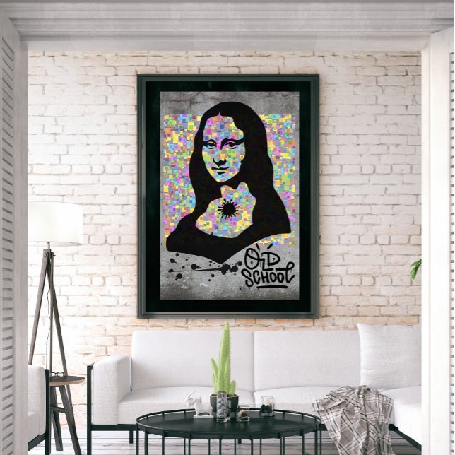 Póster Mona Lisa Graffiti Street Art Pop Culture (Subido por el creador)