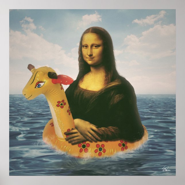 Póster Mona Lisa Holiday (Frente)