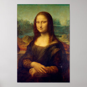 Póster Mona Lisa, Leonardo da Vinci