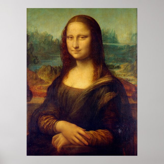 Póster Mona Lisa - Leonardo da Vinci (Frente)
