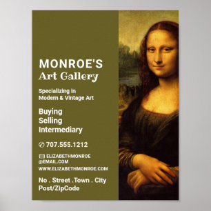 Póster Mona Lisa, Leonardo Da Vinci, Art Dealer, Galería