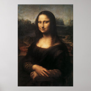 Póster Mona Lisa on canvas