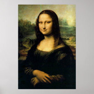 Póster Mona Lisa por Leonardo Da Vinci