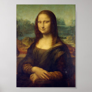 Póster Mona Lisa por Leonardo da Vinci