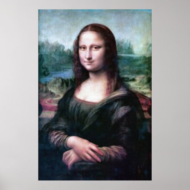 Póster Mona Lisa por Leonardo da Vinci (Frente)