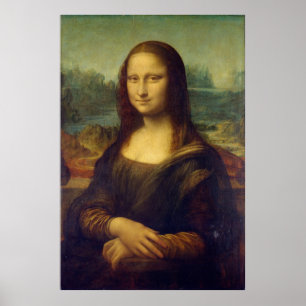 Póster Mona Lisa por Leonardo da Vinci
