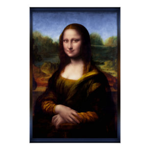 Póster Mona Lisa (Retrato de Lisa Gherardini)