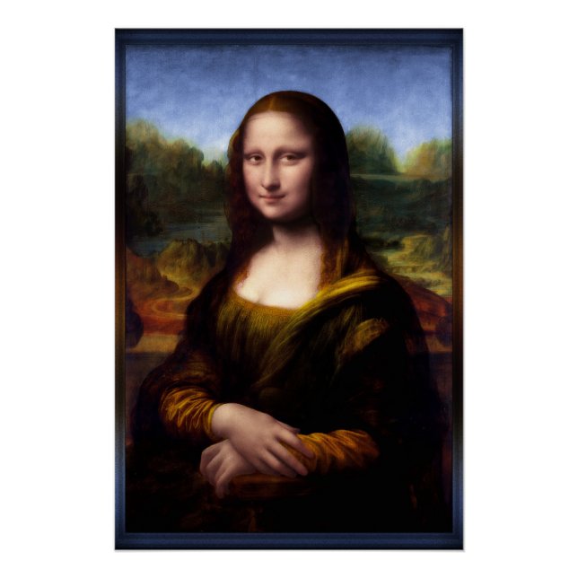 Póster Mona Lisa (Retrato de Lisa Gherardini) (Anverso)
