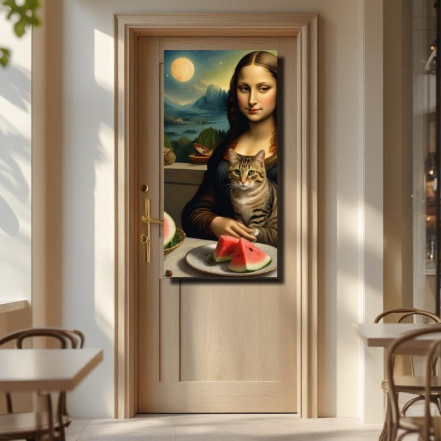 Póster Mona Lisa y su gato - Vacíos de verano (Subido por el creador)