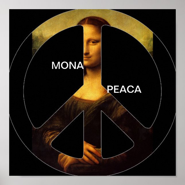 PÓSTER MONA PEACA (Frente)