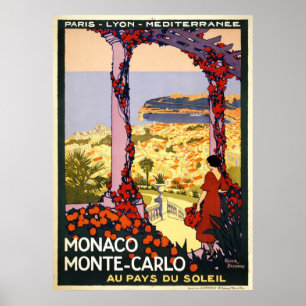Póster Mónaco Monte Carlo