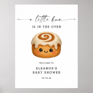 Póster Monada Adorable Kawaii en el Horno Bienvenida a la