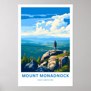 Póster Monadnock New Hampshire Travel Print