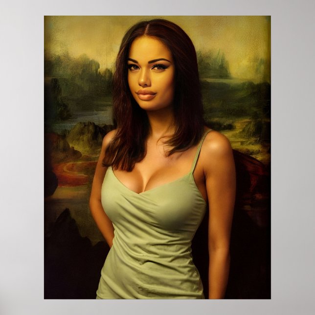 Póster Monaliza 519 años después (Frente)