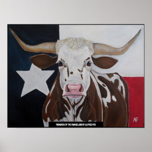 Póster Monarca de la pintura de pastizales de Alfred Fox