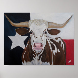 Póster Monarca de la pintura de pastizales de Alfred Fox