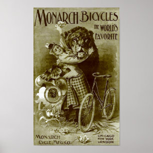 Póster Monarch Bicycles
