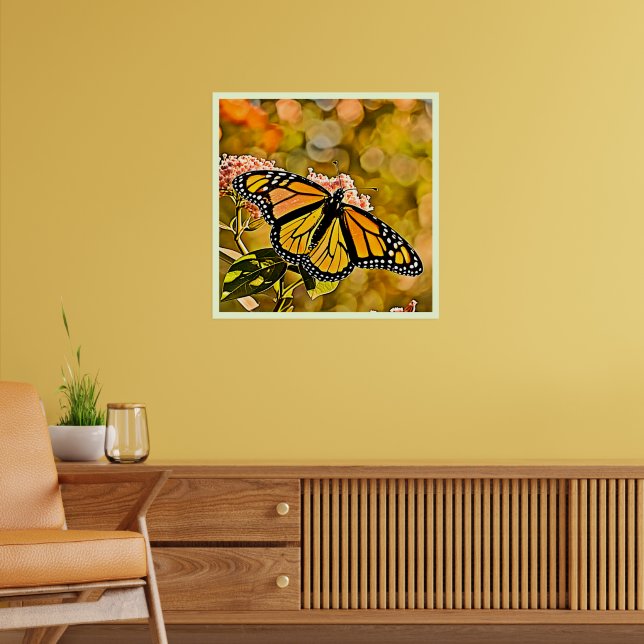 Póster  Monarch Butterfly Garden Art (Salón 2)