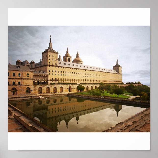 Póster monasterio de españa (Frente)