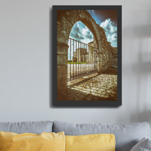 Póster Monasterio de Flor da Rosa. Portalegre, Portugal.