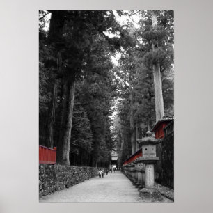 Póster Monasterio de Japón