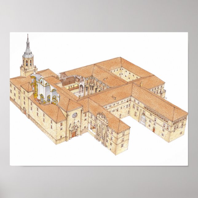 Póster Monasterio de San Millan de la Cogolla. La Rioja (Frente)