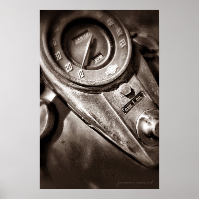 Póster Monday Motorcycle (Frente)