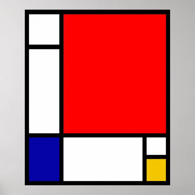 Póster Mondrian 1 (Frente)