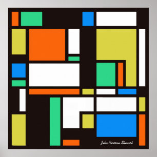Póster Mondrian 1