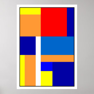 Póster Mondrian #10