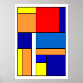Póster Mondrian #10