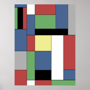 Póster Mondrian #11