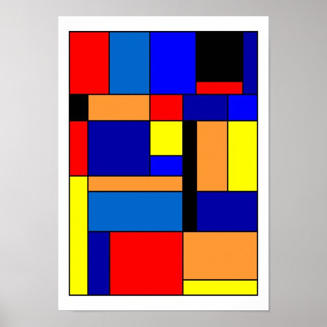 Póster Mondrian #2 (Frente)