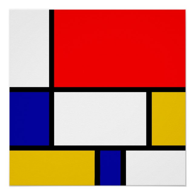 Póster Mondrian 2 (Anverso)