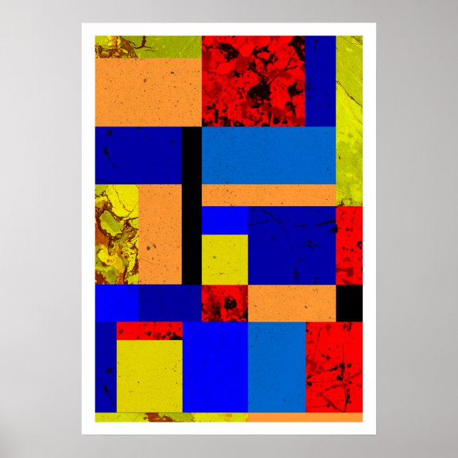 Póster Mondrian #3 (Frente)