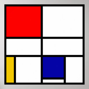 Póster Mondrian 3