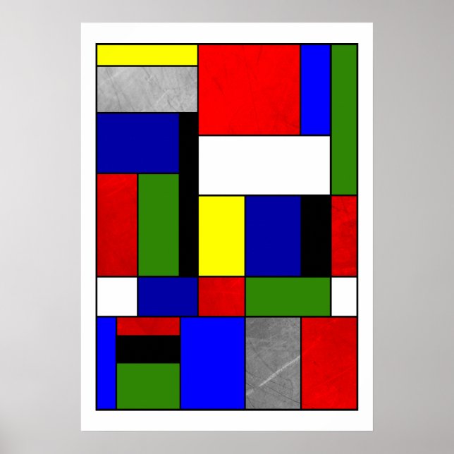 Póster Mondrian #4 (Frente)