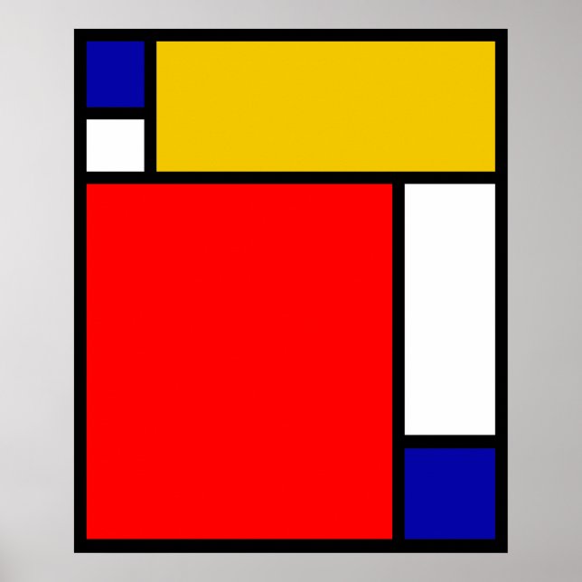 Póster Mondrian 4 (Frente)